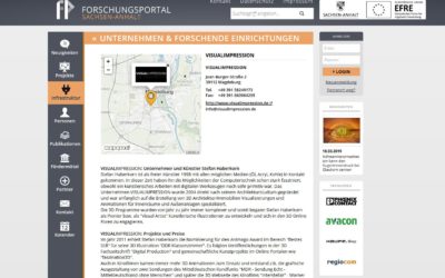 Aufnahme Forschungsportal Sachsen-Anhalt